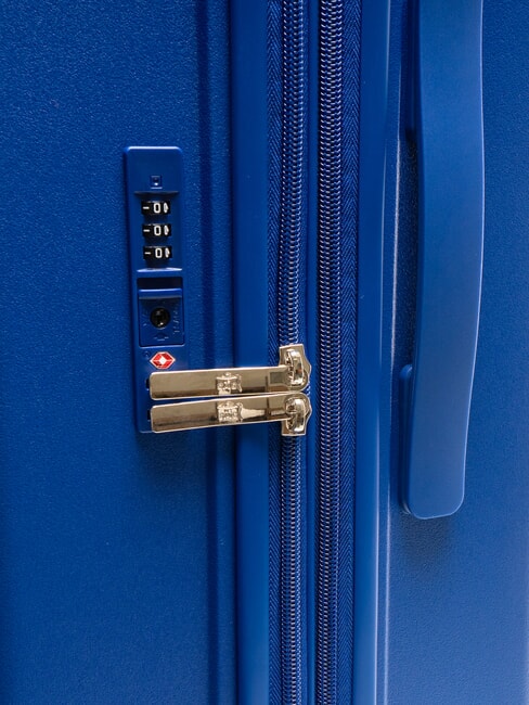 LIGHT POP 2 Cărucior mare extensibil albastru marin - Trolere rigide