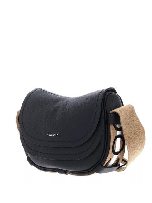 RAQUEL S Geanta mini de umar, din piele noir/cuir - Genți femei