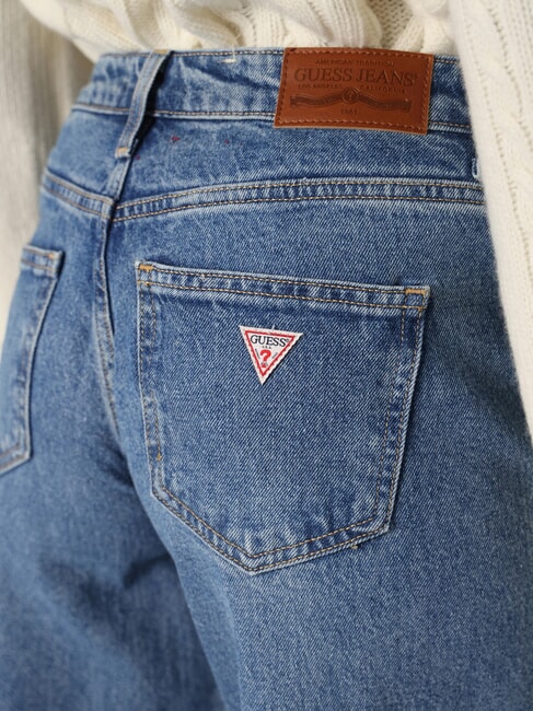 G11 WIDE LEG Blugi  gj mediu folosit spalare - Jeans