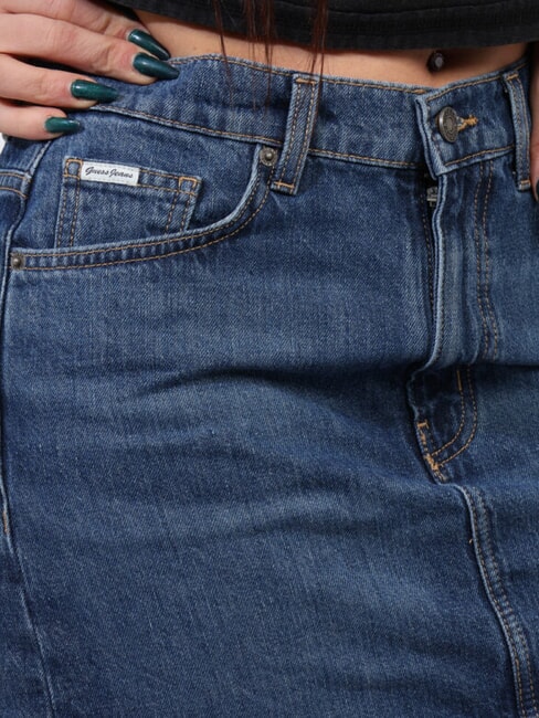 HIGHWAIST MOM SHORT Blugi scurti gj vintage medium wa - Jeans