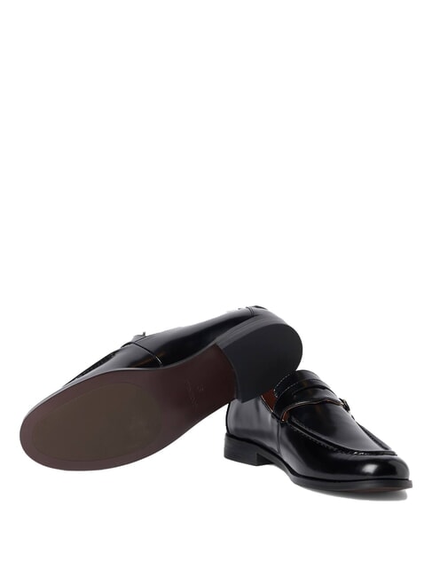 LORD SHINY  Mocasini din piele negru - Pantofi femei
