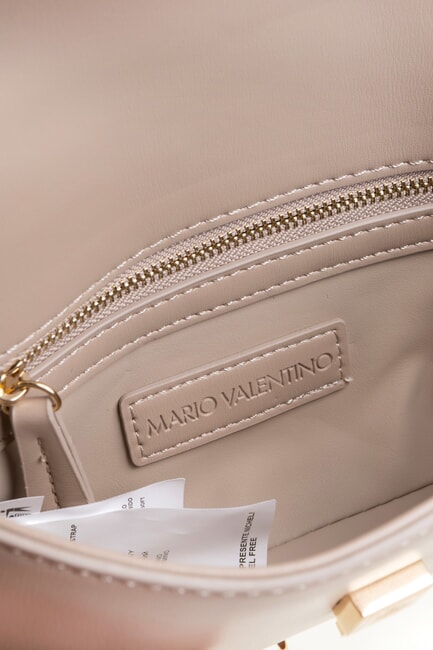 NAMMOS RE Mini geantă cu clapă și curea de umăr bej - Genți femei