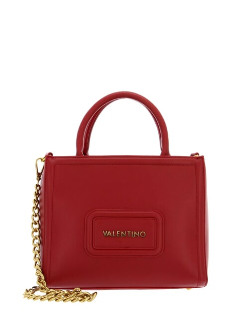 SNOWY RE Geanta de mana cu curea dubla de umar roșu închis - Genți femei