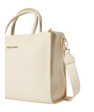 MARIO VALENTINO SPECIAL VALERIE Geanta servieta cu bareta de umar ecru - Genți femei - 3
