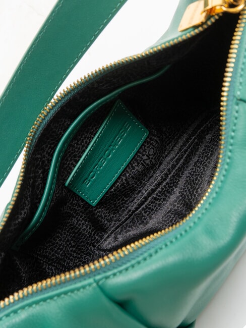 BLOOM  Geanta de umar, piele pădure - Genți femei