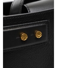 BORBONESE ARMOR  Geanta de mana, cu bareta de umar, din piele negru - Genți femei - 3