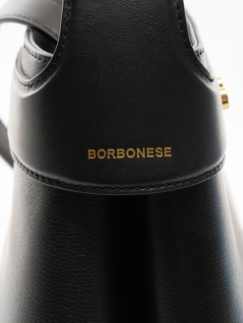 ARMOR  Geanta de mana, cu bareta de umar, din piele negru - Genți femei