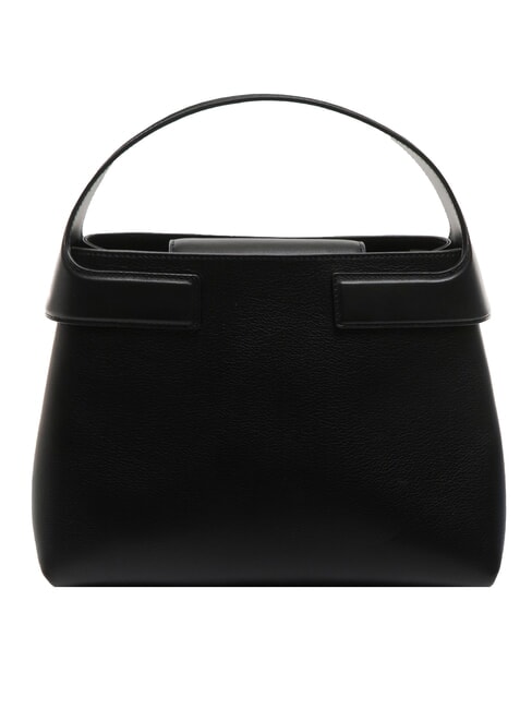 ARMOR  Geanta de mana, cu bareta de umar, din piele negru - Genți femei