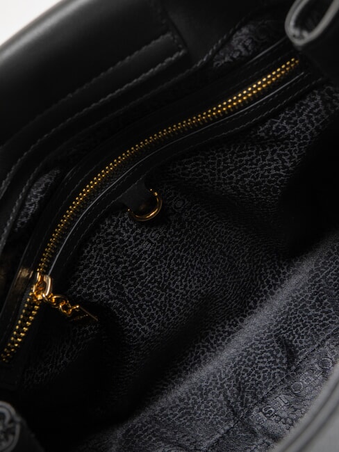 ARMOR  Geanta de mana, cu bareta de umar, din piele negru - Genți femei