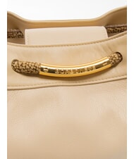 BORBONESE FILO  Geanta de umar, piele nisip - Genți femei - 3