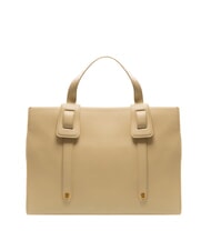 BORBONESE DEJEUNER  Geanta de mana, cu bareta de umar, din piele nisip - Genți femei - 4