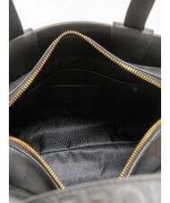 BORBONESE DEJEUNER Small Geanta de mana, cu bareta de umar, din piele negru - Genți femei - 5