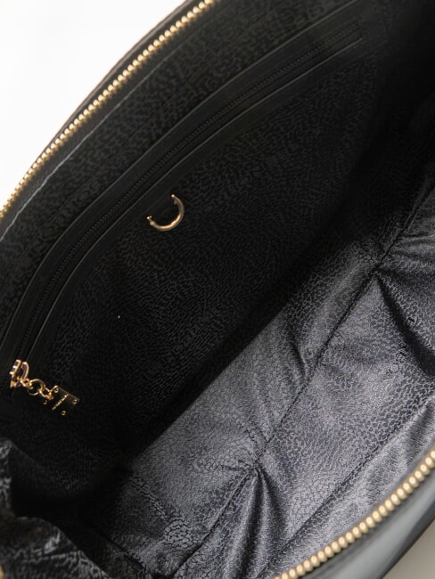 ECLIPSE Geanta de cumparaturi negru / natural op - Genți femei