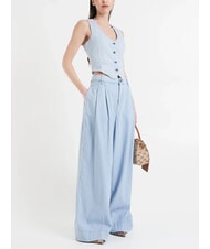 LIUJO MANHATTAN Geanta portbagaj din material jacquard natural - Genți femei - 6