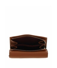 COCCINELLE METALLIC SOFT Portofel dublu din piele ciocanita CUIR - Portofele femei - 4