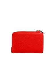 COCCINELLE METALLIC SOFT Portofel mic din piele gazpacho - Portofele femei - 3