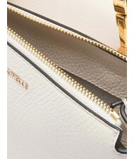 COCCINELLE ARLETTIS Minigeantă din piele texturată alb - Genți femei - 4