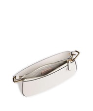 COCCINELLE MERVEILLE Geanta de umar din piele texturata alb - Genți femei - 3