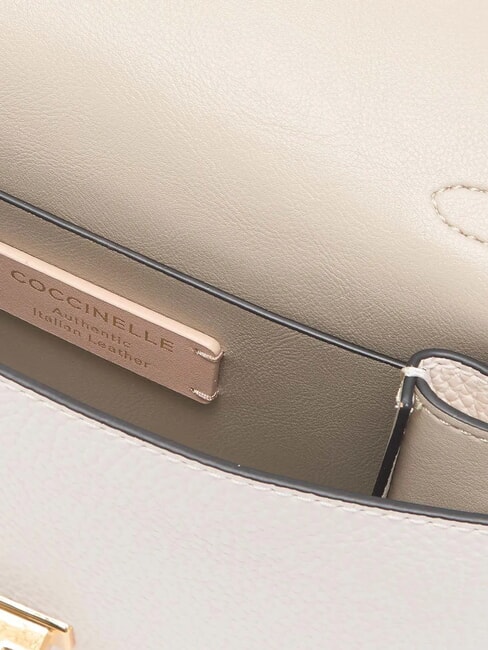 ARLETTIS Mini geanta din piele texturata alb - Genți femei