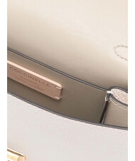 COCCINELLE ARLETTIS Mini geanta din piele texturata alb - Genți femei - 3