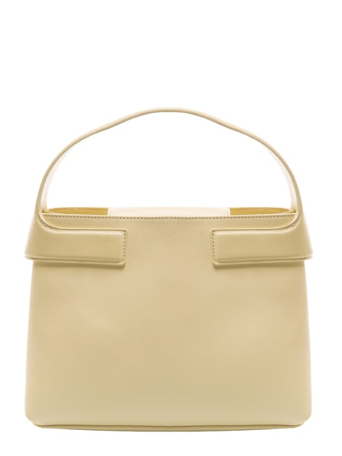 ARMOR  Geanta de mana, cu bareta de umar, din piele ghimbir - Genți femei