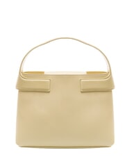 BORBONESE ARMOR  Geanta de mana, cu bareta de umar, din piele ghimbir - Genți femei - 3