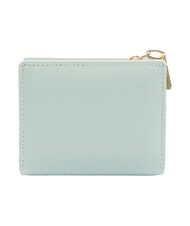 BORBONESE LETTERING Portofel compact din piele marin - Portofele femei - 3