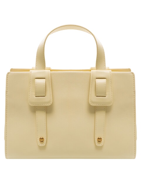 DEJEUNER Small Geanta de mana, cu bareta de umar, din piele ghimbir - Genți femei