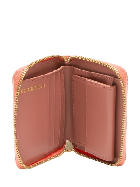 CLASSICA  Portofel mediu cu fermoar ruj - Genți de voiaj