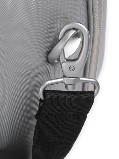 D-DROP 2.0 Husă de frumusețe rigidă cu curea de umăr SILVER - Truse de toaletă