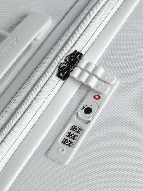 FLYDUCK Cărucior mare extensibil alb - Trolere rigide