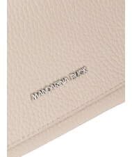 MANDARINA DUCK MELLOW LEATHER Mini geanta de umar din piele taupe cald - Genți femei - 3