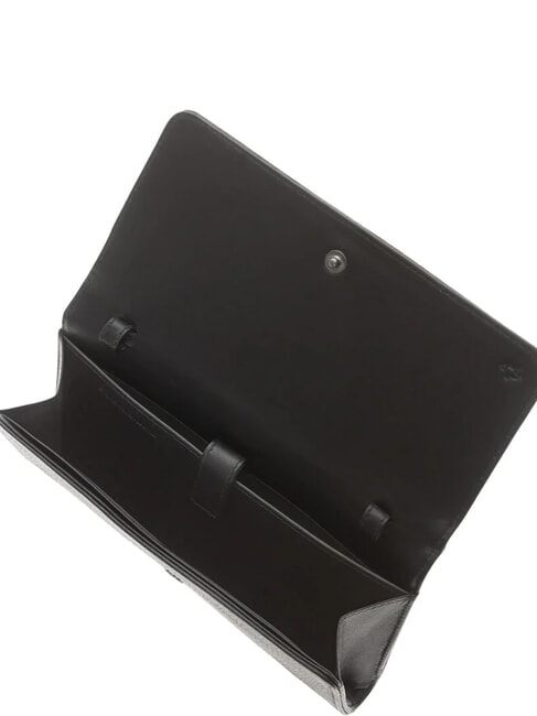 I-CON clutch portofel din piele negru - Portofele femei