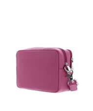 MANDARINA DUCK MELLOW LEATHER Geanta husa camera din piele violet roșu - Genți femei - 3