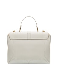 BRACCIALINI HELLEN Geanta servieta din piele cu catarama alb - Genți femei - 3