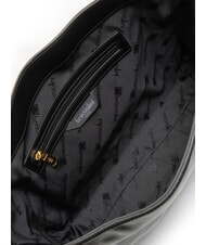 BRACCIALINI GRETA Geanta servieta din piele cu bareta de umar negru - Genți femei - 5