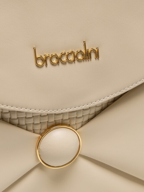 NAOMI Geanta ghiozdan din piele bej - Genți femei