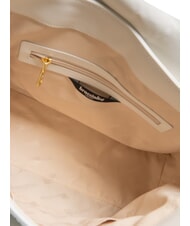 BRACCIALINI NAOMI Geanta ghiozdan din piele alb - Genți femei - 5