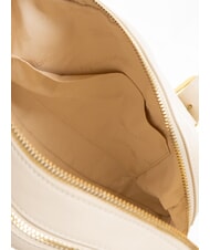 BRACCIALINI NORA Geanta ghiozdan din piele cu catarame bej - Genți femei - 5