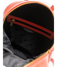 BRACCIALINI NAOMI Rucsac rotund din piele roșu - Genți femei - 5