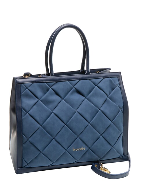 ICONS Tote Geanta de mana, cu bareta de umar albastru - Genți femei