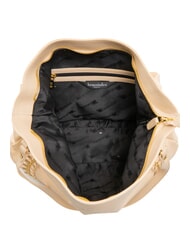 BRACCIALINI NAOMI Geanta de umar din piele cu lant bej - Genți femei - 5