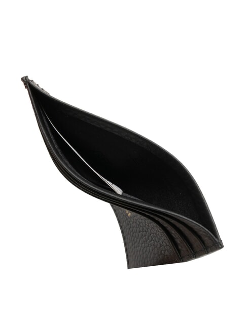 BASIC Suport card de credit din piele negru - Portofele femei