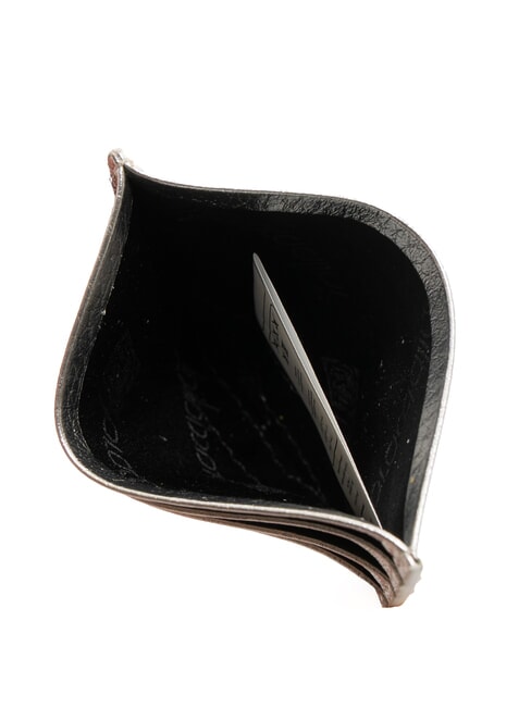 BASIC Suport card de credit din piele argint - Portofele femei