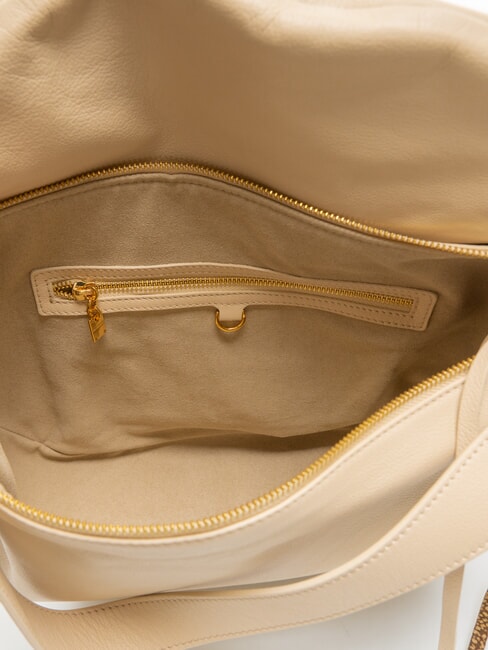 NUEVE  Geanta de umar, piele nisip - Genți femei