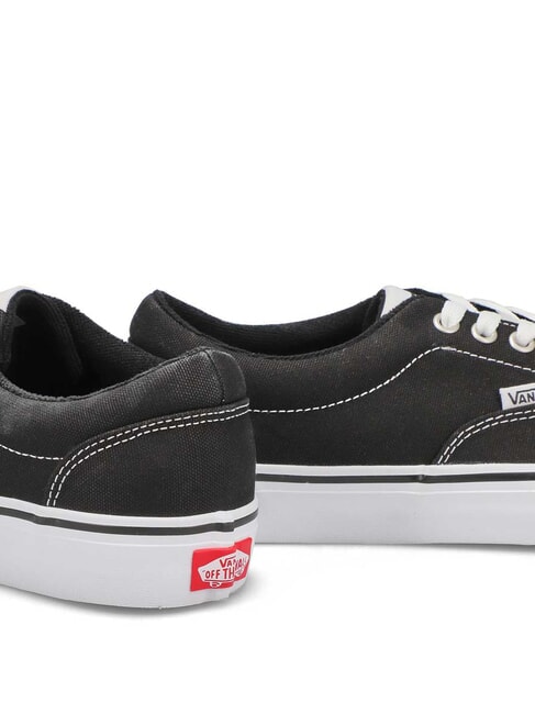 DOHENY Adidași din pânză alb negru - Pantofi bărbați