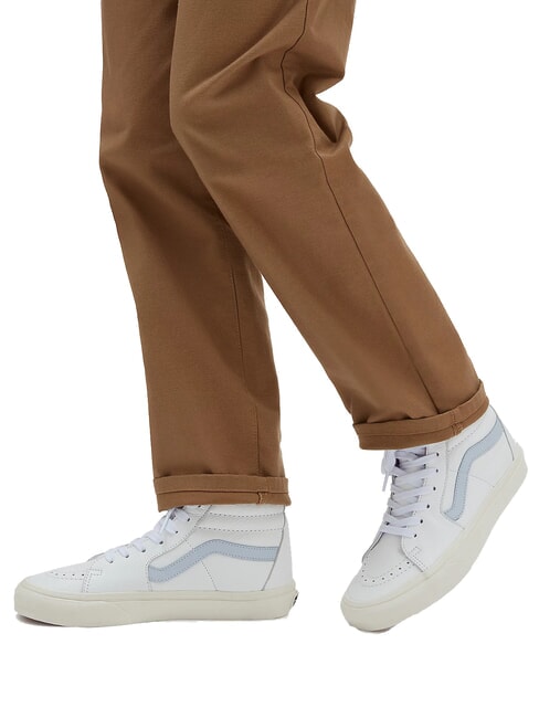 SK8-HI  Tenisi din piele piele premium albastru halogen - Pantofi unisex