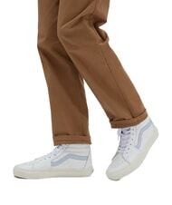 VANS SK8-HI  Tenisi din piele piele premium albastru halogen - Pantofi unisex - 4