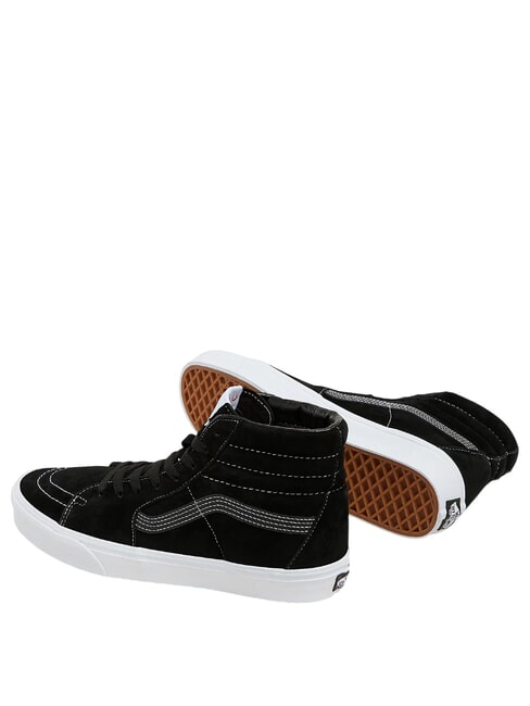 SK8-HI  Tenisi din piele porc de piele intoarsa neagra - Pantofi unisex