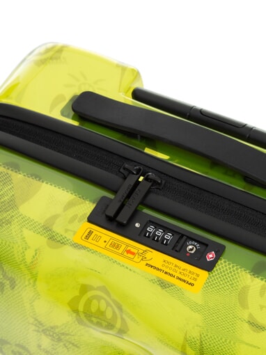 SHARE x BARROW Cărucior transparent pentru bagaje de mână galben limpede - Bagaje de mână